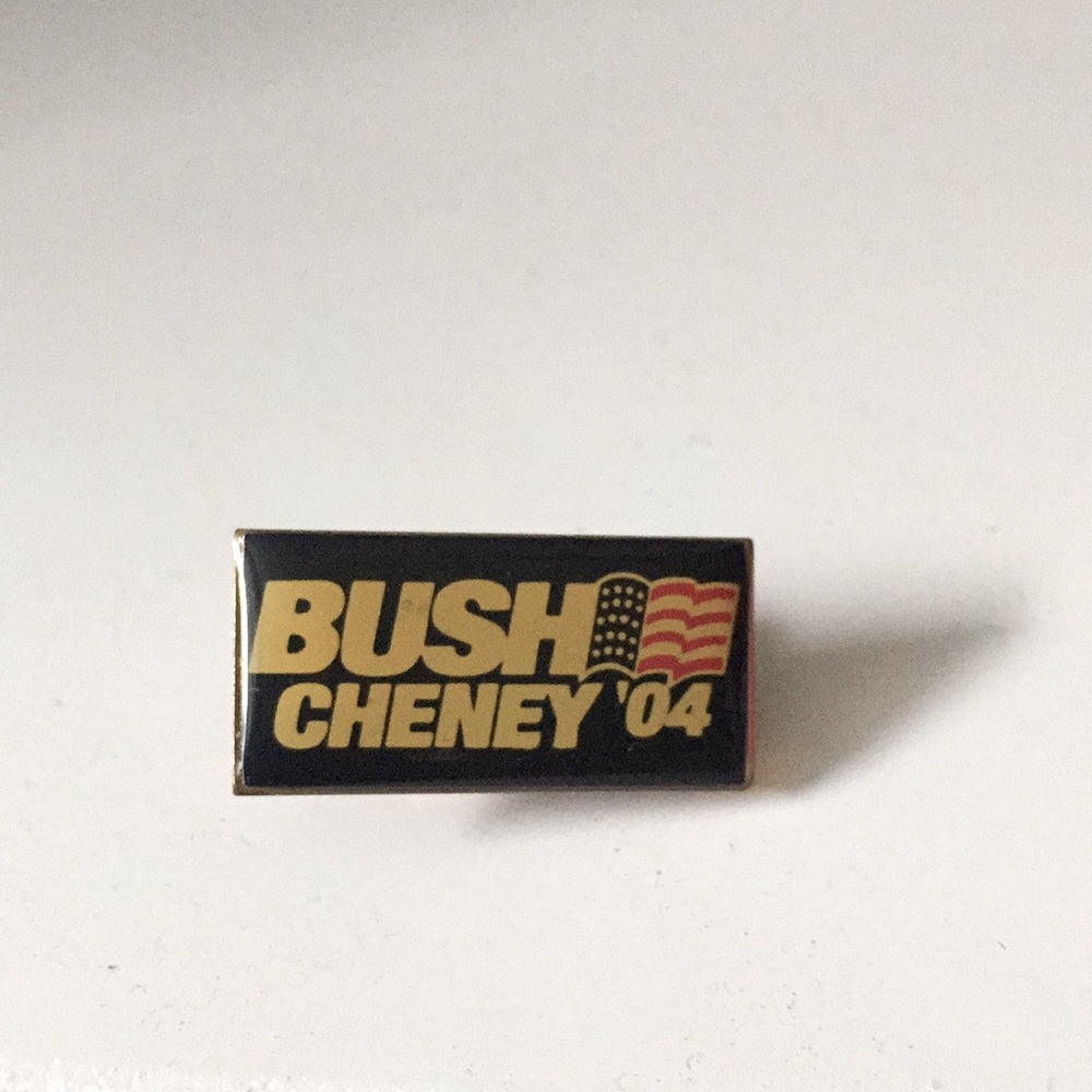 Bush Cheney 2004 campaign lapel pin